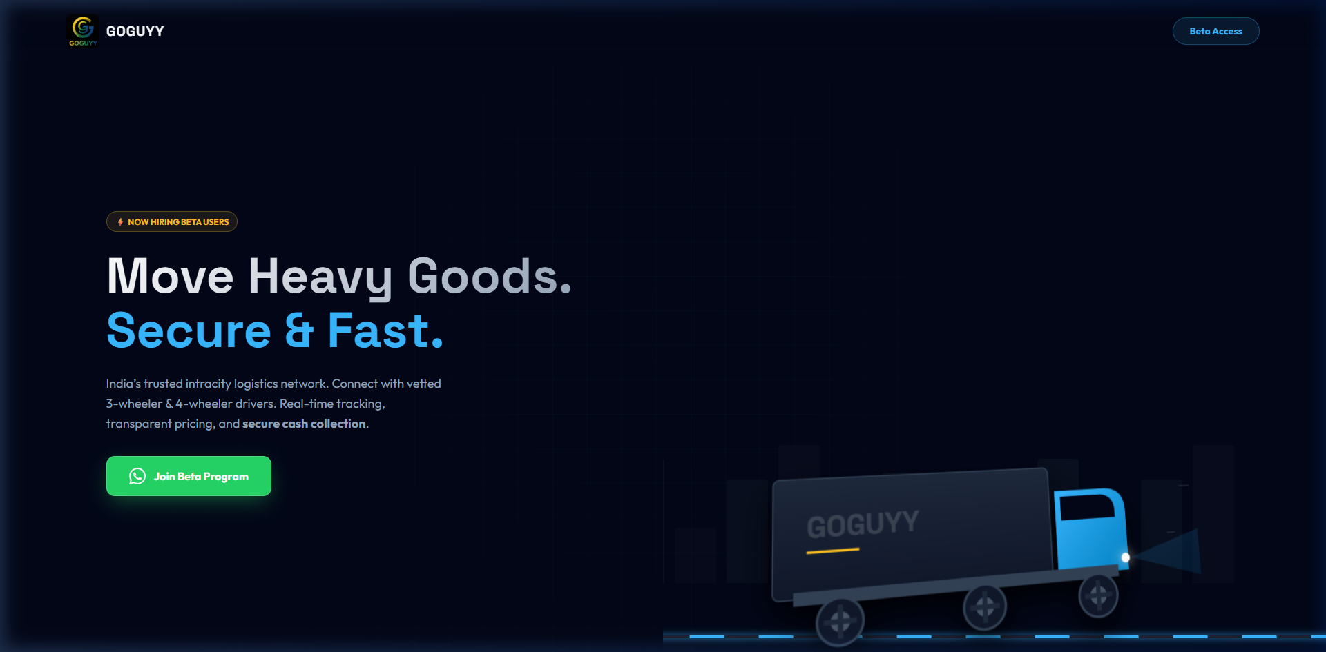 GoGuyy live platform preview